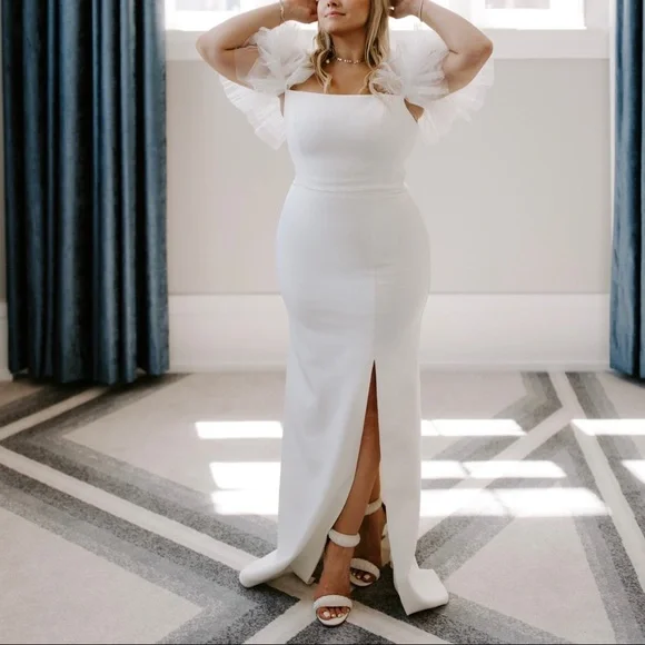 THEODORA OFF-THE-SHOULDER EVENING DRESS - Picture 2 of 11